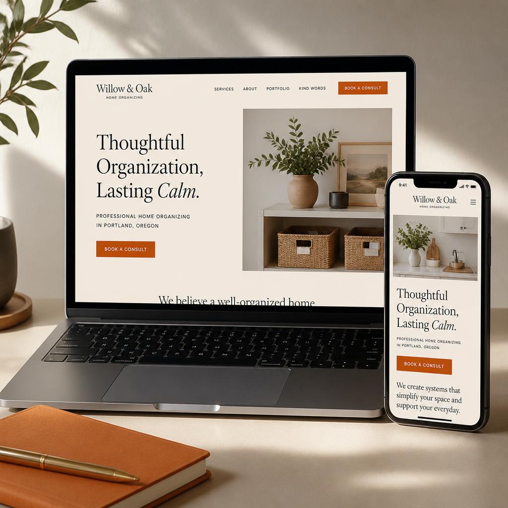 The new Willow & Oak website launched in one day